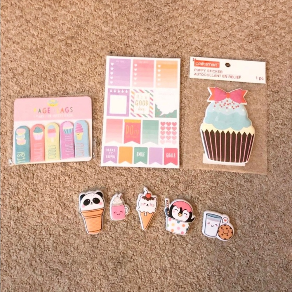 Planner Accessories Lot-Sweets Themed